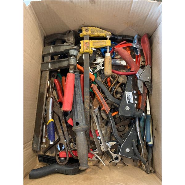 Large Lot Of Hand Tools - Cutter - Pliers - Clamps Etc