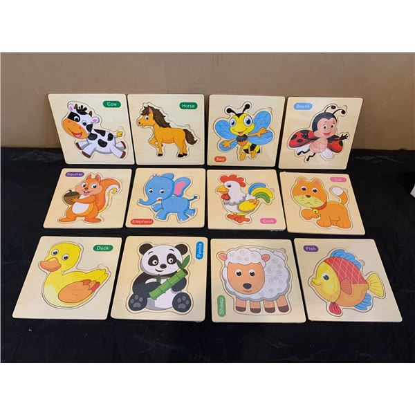 The Little Reader Wooden Puzzles