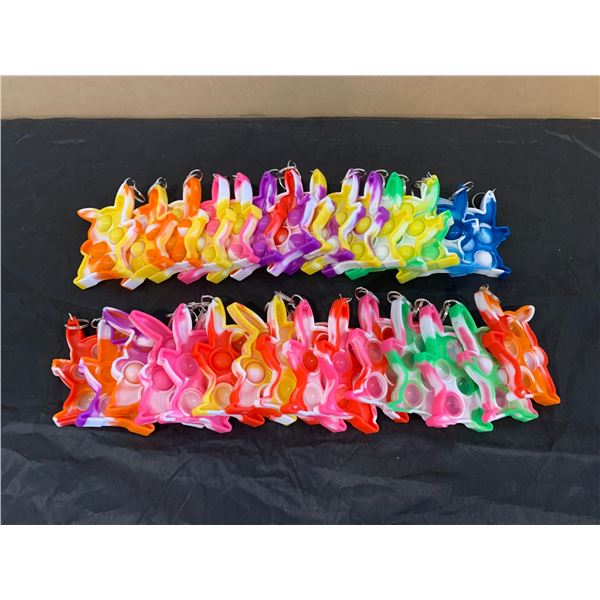 Lot of 30 Pokemon (Pikachu) Fidget Pop Toy Keychains