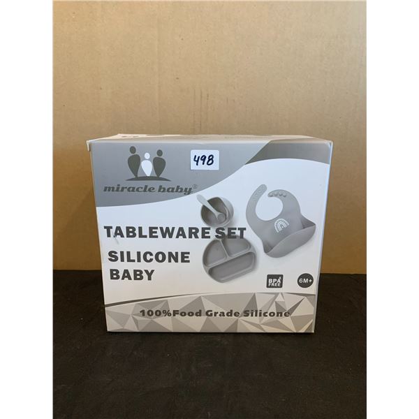 Miracle Baby Silicone Tableware Set For Infants