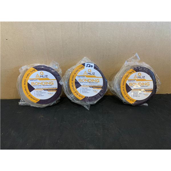 Amliz Instant Bonding Durable Sided Alien Tape x 3 Rolls