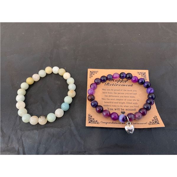 Lot of 2 Bead Bracelets