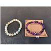 Image 1 : Lot of 2 Bead Bracelets