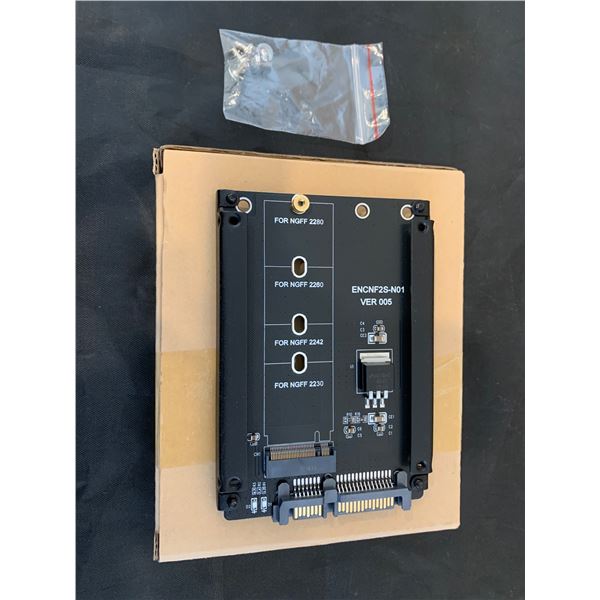 M.2 SSD Plug and Play Adapter - SATA 22 PIN to NGFF