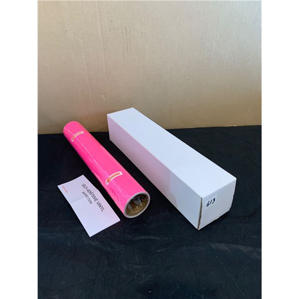 JAVIGA Permanent Viny Roll - 12" x 6FT - Glossy - Pink