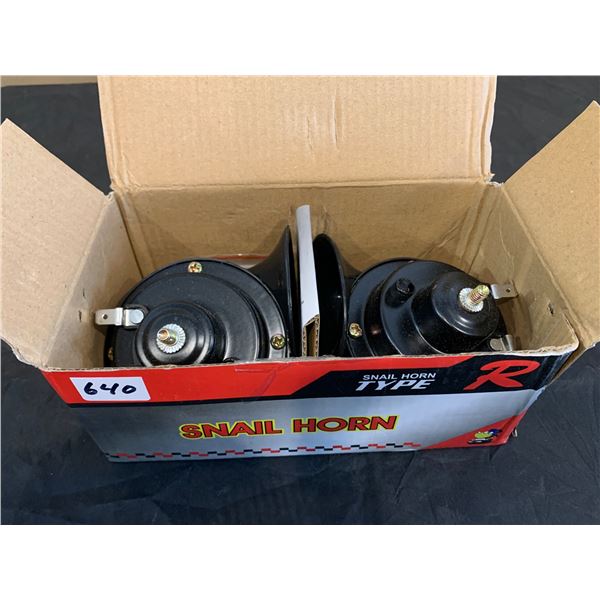 TYPE R Snail Horn - Two Pack 12 Volt