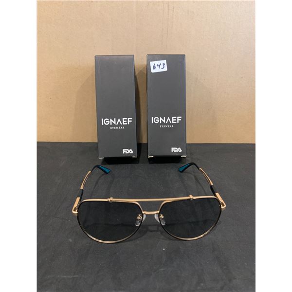 IGNAEF Aviator Polarized Photochromatic Sunglasses - Day & Night x2