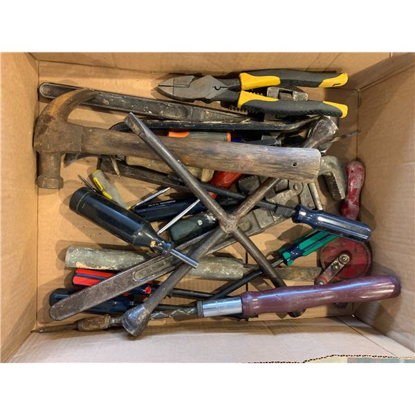 Lot Of Assorted Hand Tools - Hammers - Screwdrivers - Wrenches