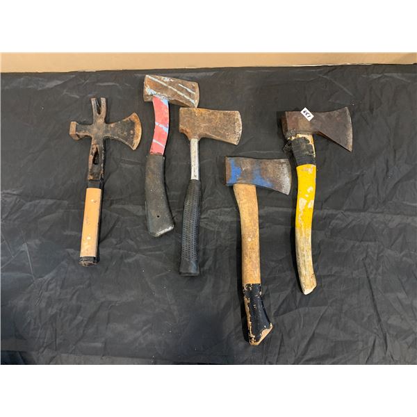 Lot Of 5 Hatchets