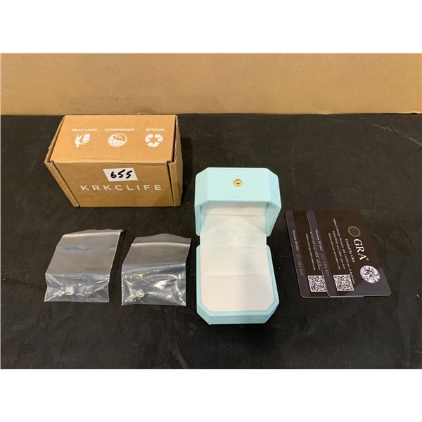 KRKCLIFE Moissanite Earrings