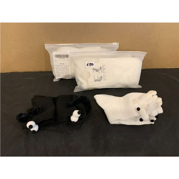 Hemaisu Holding Hands Socks - Magnetic Hand Socks 3 Packs 6 Pairs