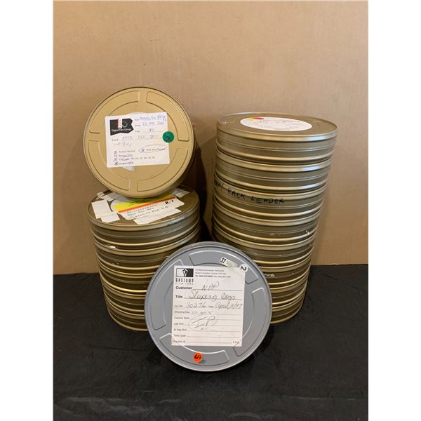 Lot Of 15 Old Film Tins