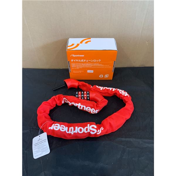 Sportneer 5-Digit Combo Bicycle Chain Lock