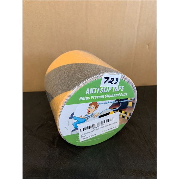Anti Slip High Traction Tape 190" Long - Black/Yellow