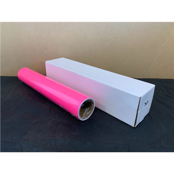 JAVIGA Permanent Viny Roll - 12" x 6FT - Glossy - Pink