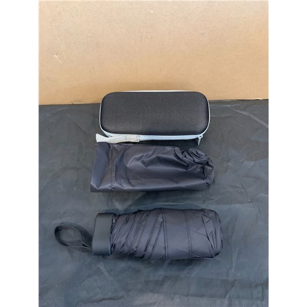 UV Mini Umbrella - Compact For Travel Black
