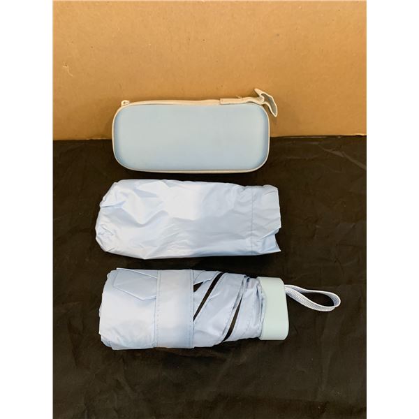 UV Mini Umbrella - Compact For Travel Blue