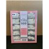 Image 1 : AIRRE Professional Nail Tips - Long Wearing - 500 Pieces - 10 Sizes