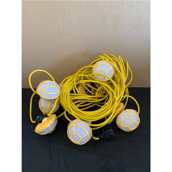 String Of LED Work Site Lights 100 FT