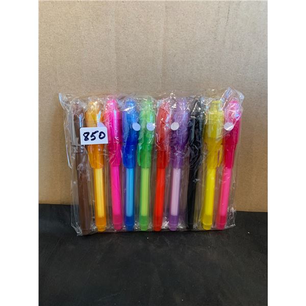 Lot of 10 Invisible Ink Pens