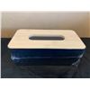 Image 2 : Tissue Box Cover - Bamboo Top - 7"x5"x3.6"