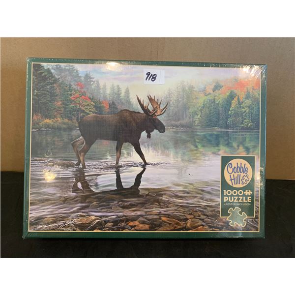 Cobble Hill 1000 PC Puzzle - Moose Crossing