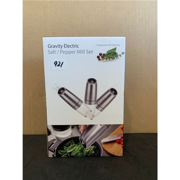 Gravity Electric Salt & Pepper Mills