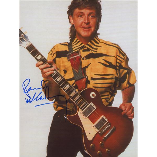 Paul McCartney signed photo
