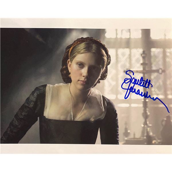 The Other Boleyn Girl Scarlett Johansson Signed Movie Photo
