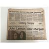 Image 1 : John Lennon's killer has been charged 1980 Valley newspaper