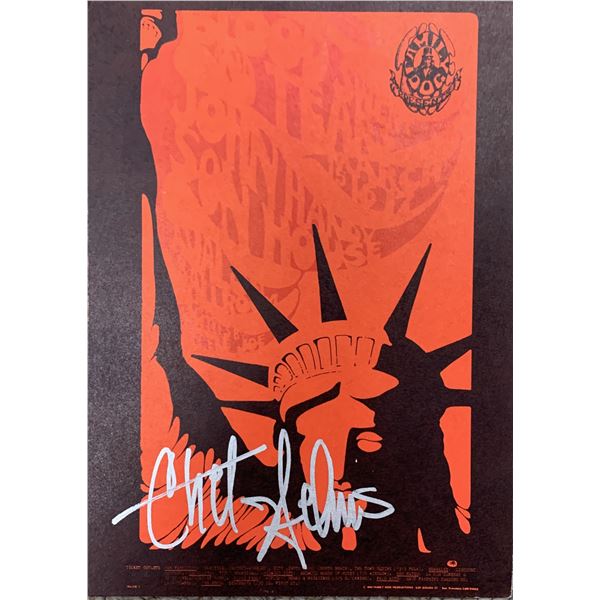 Chet Helms signed postcard