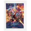 Image 1 : Guardians of the Galaxy cast signed Japanese mini poster