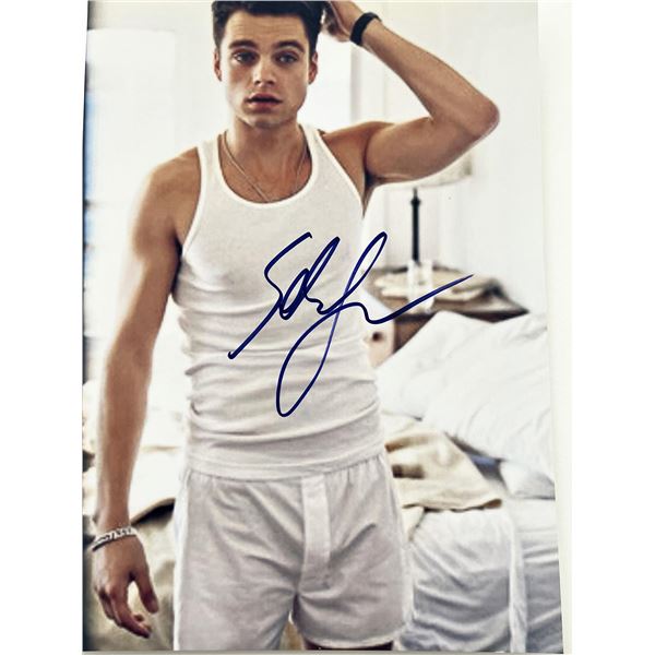 Marvels Sebastian Stan signed photo