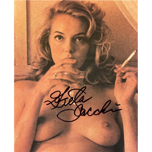 Greta Scacchi signed photo