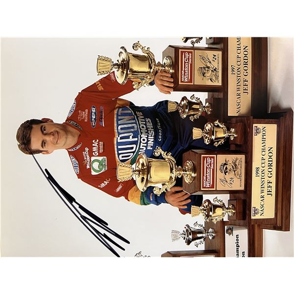 NASCAR Champion Jeff Gordon signed photo