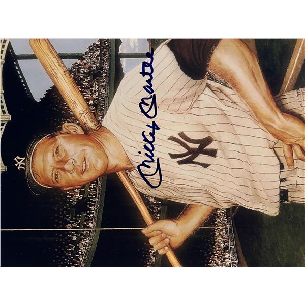 Mickey Mantle signed photo