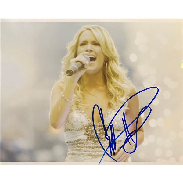 Carrie Underwood signed photo