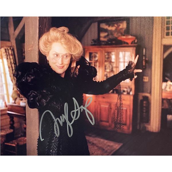 Lemony Snicket's A Series of Unfortunate Events Meryl Streep signed movie photo