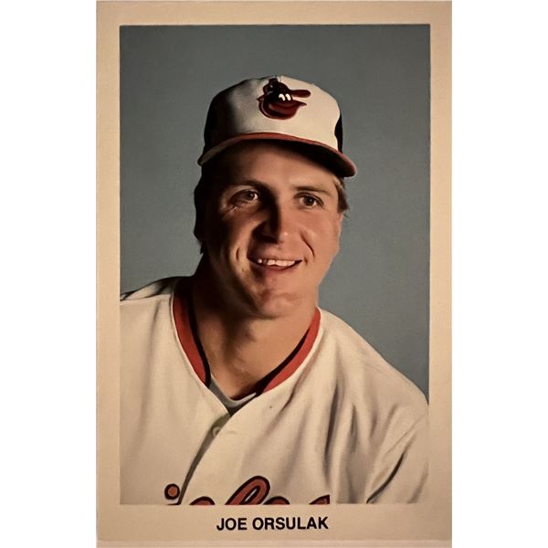 Baltimore Orioles Joesph Orsulak baseball trading card