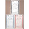 Image 1 : Chile & United Kingdom. Chilean 5 Per Cent Loan, 1896, Specimen Bond Scrip Trio.