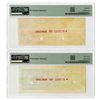 Image 2 : China. Central Bank of China, 1947, Front and Back Specimen Pair.