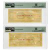 Image 2 : China. Central Bank of China, 1948, Specimen Front and Back Essay Color Trial Banknotes.