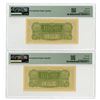 Image 2 : China. Japanese Military in China WWII, ND (1938), Issued Banknote Pair.