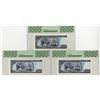 Image 2 : Cuba. Central Bank of Cuba, 1998 to 2002, Issued Banknote Trio.