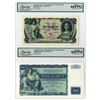 Image 1 : Czechoslovakia. National Bank of Czechoslovakia, 1931 to 1934, Specimen Banknote Pair.
