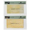 Image 2 : Ethiopia. State Bank of Ethiopia, ND (1945), Front and Back Specimen Pair.