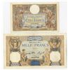 Image 1 : France. Banque de France, 1936 and1938, Issued Banknote Pair.