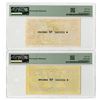 Image 2 : Indonesia. Republik Indonesia, 1951, Uniface Front and Back Specimen Pair.