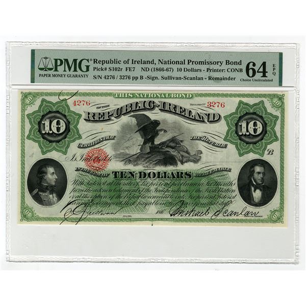 Ireland. Republic of Ireland, ND (1866-1867), Remainder Promissory Bond.