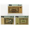 Image 2 : Russia. Government Treasury Note and Government Bank, 1918 and 1919, Trio of Issued Banknotes.